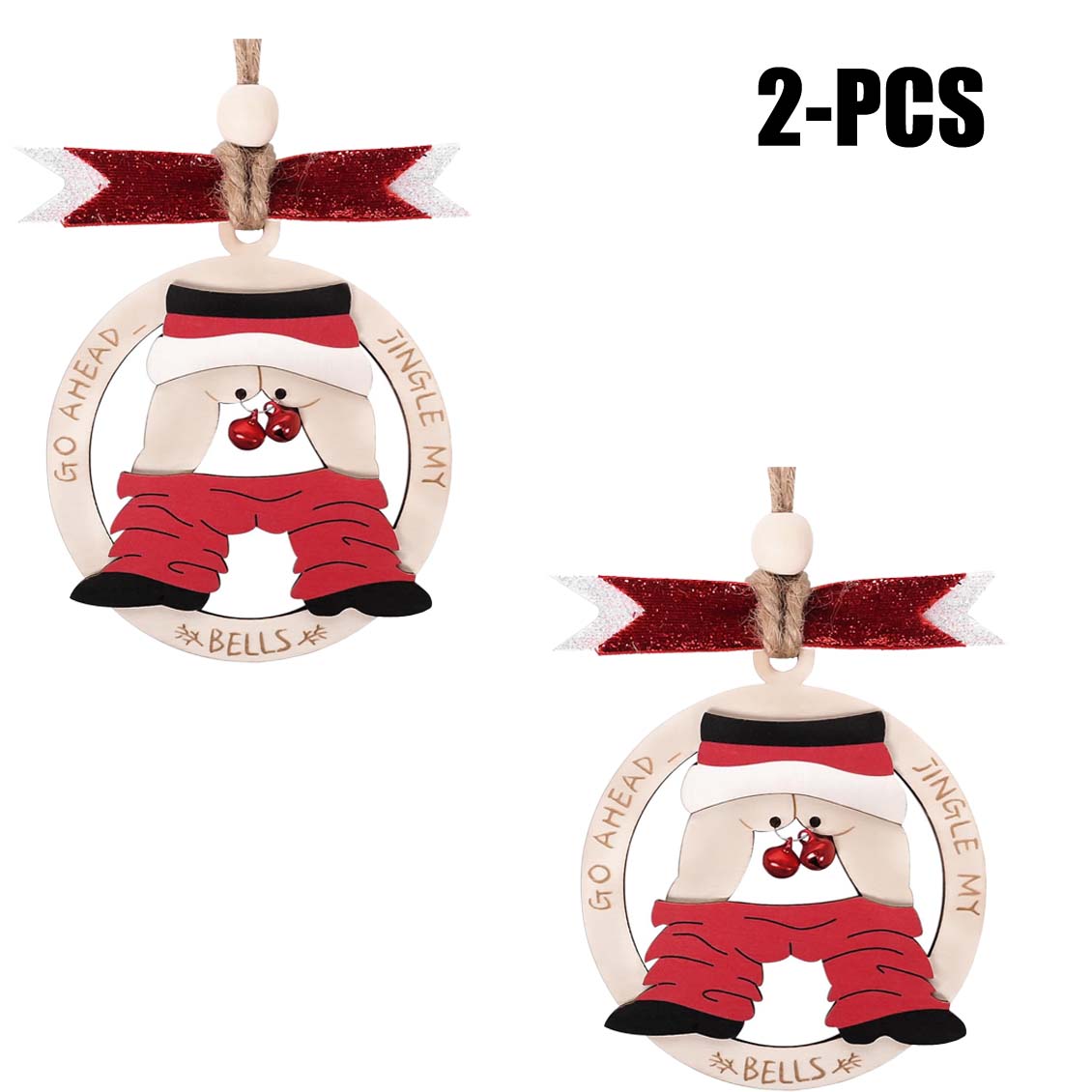 Christmas wooden ornaments