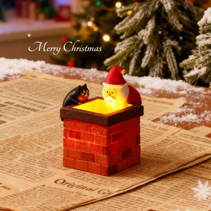 Santa Claus Chimney Night Light
