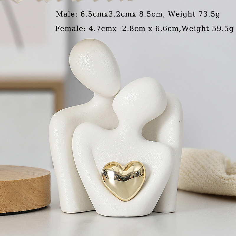 Ceramic figurines for couples