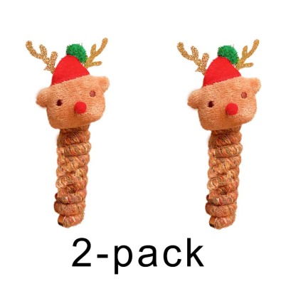 Christmas coil hair tie