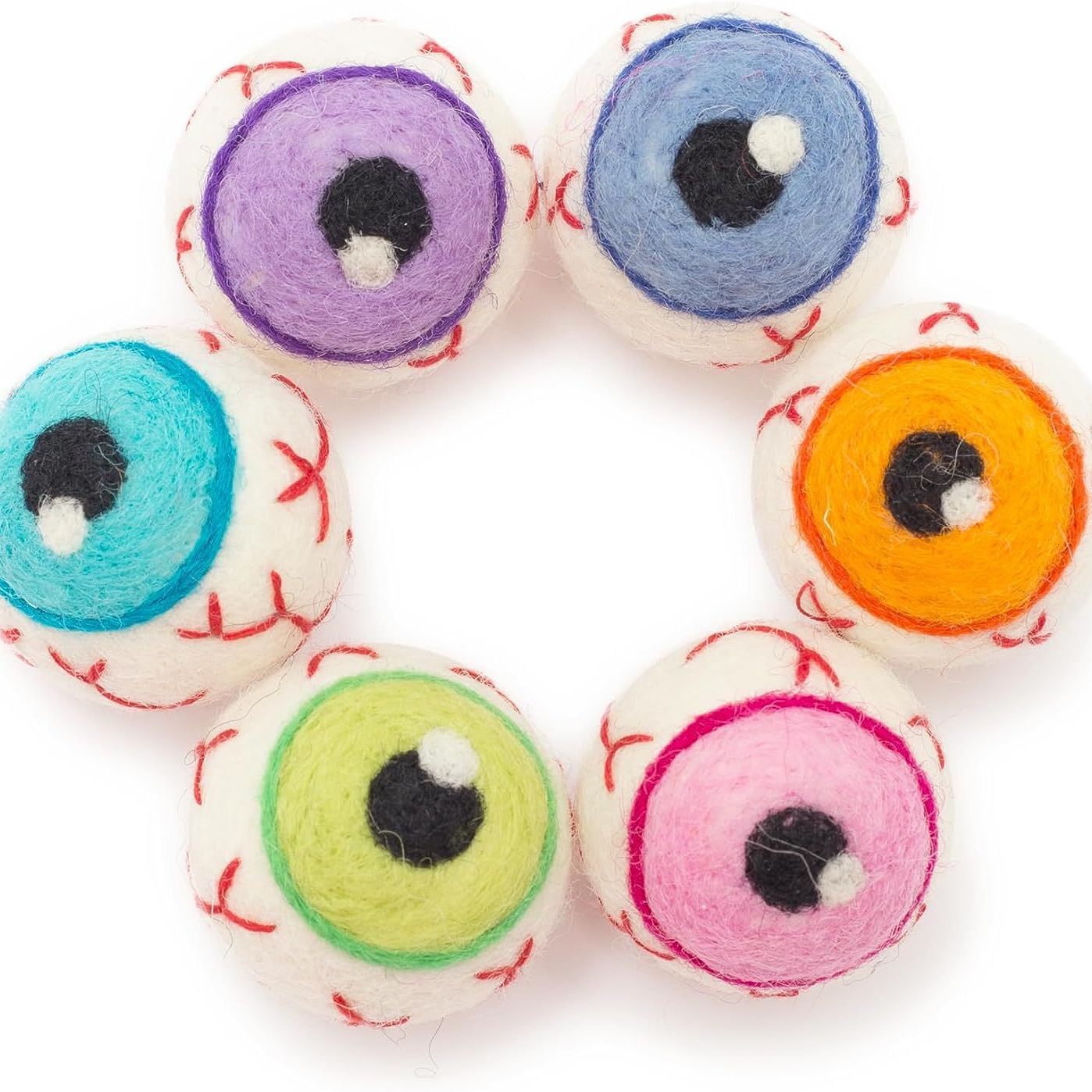 Halloween Felt Eyeballs