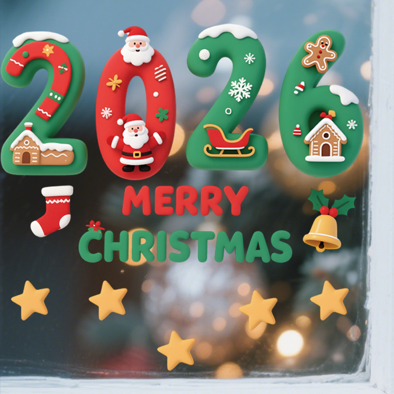 2026 Christmas 3D Stickers