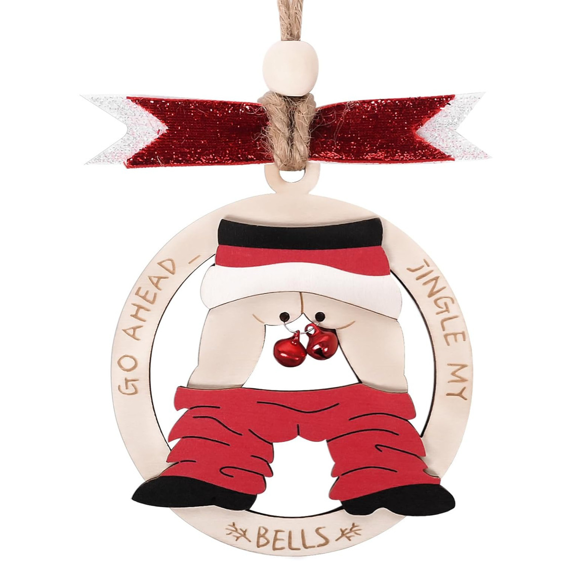 Christmas wooden ornaments