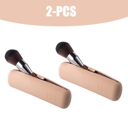 Silicone makeup brush storage bag