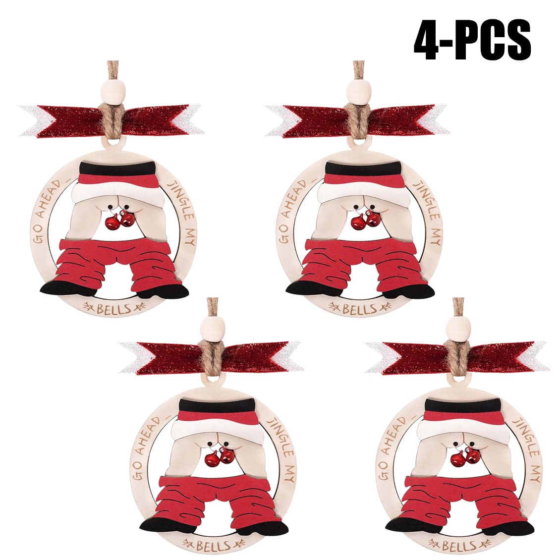 Christmas wooden ornaments