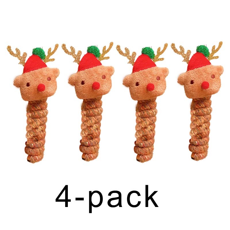 Christmas coil hair tie