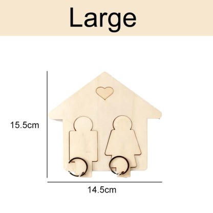 DIY Wooden Keychain Pendant