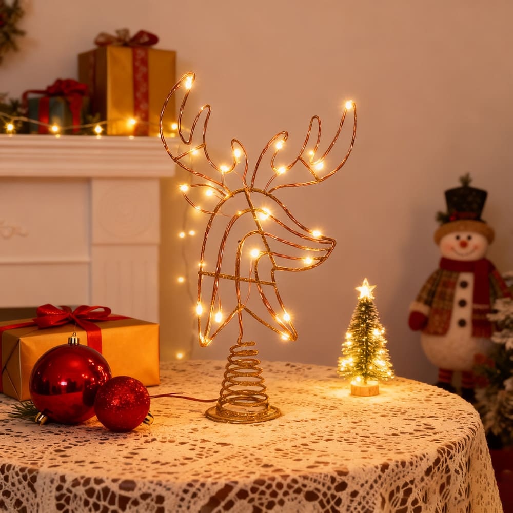 DIY Christmas Tree Top Decoration