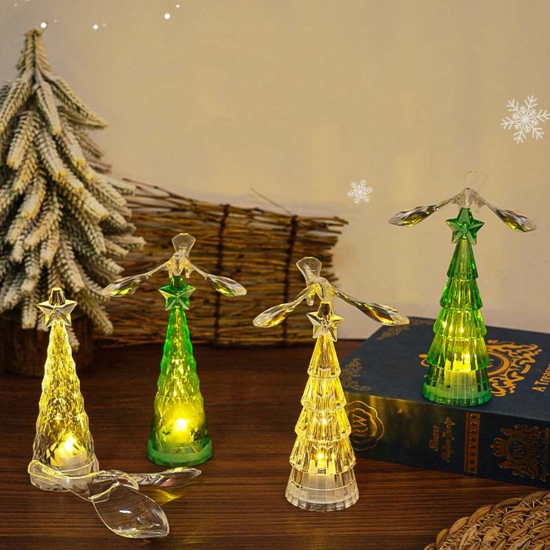 Crystal Bird Christmas Tree Night Light