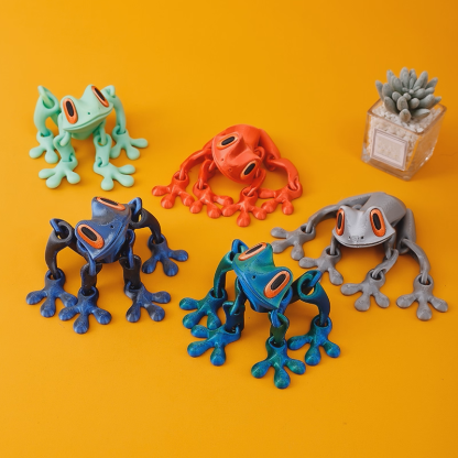 3D Printed Magnetic Frog Fridge Magnet