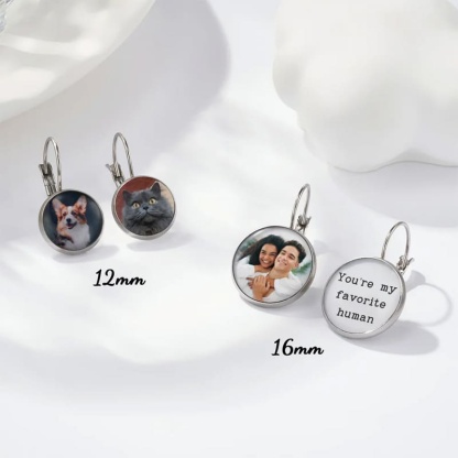 Personalized pendant earrings