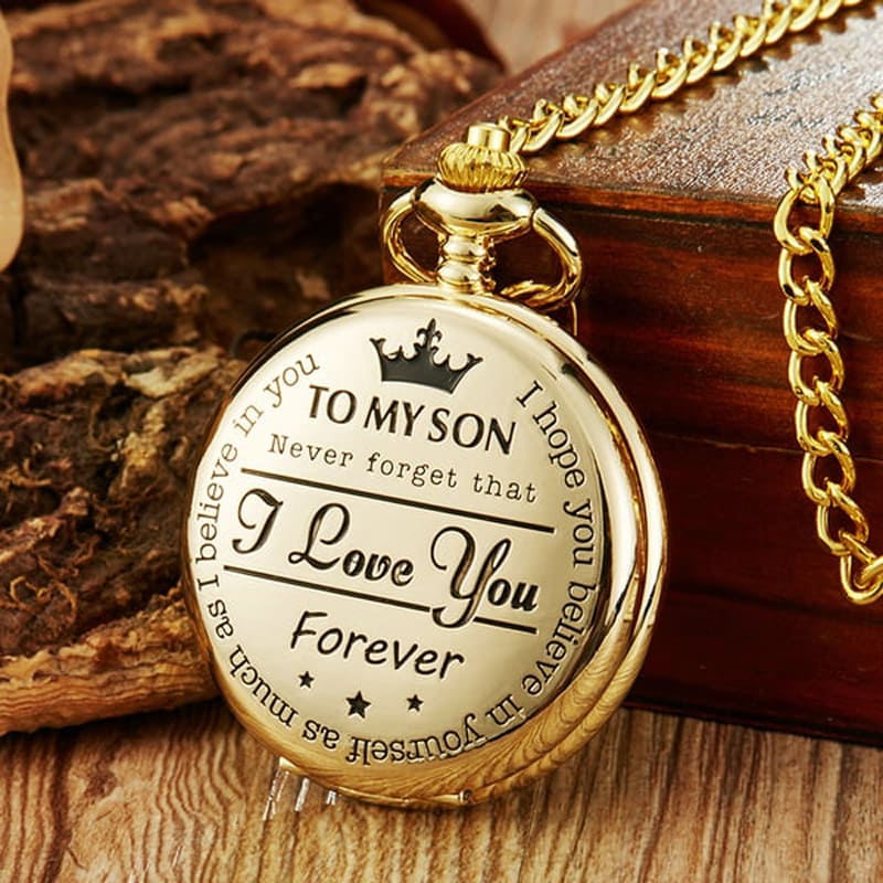 "To my son/daughter/father" Quartz Pocket Watch