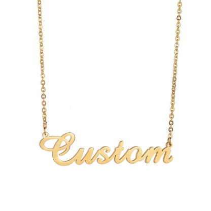 Customized name necklace