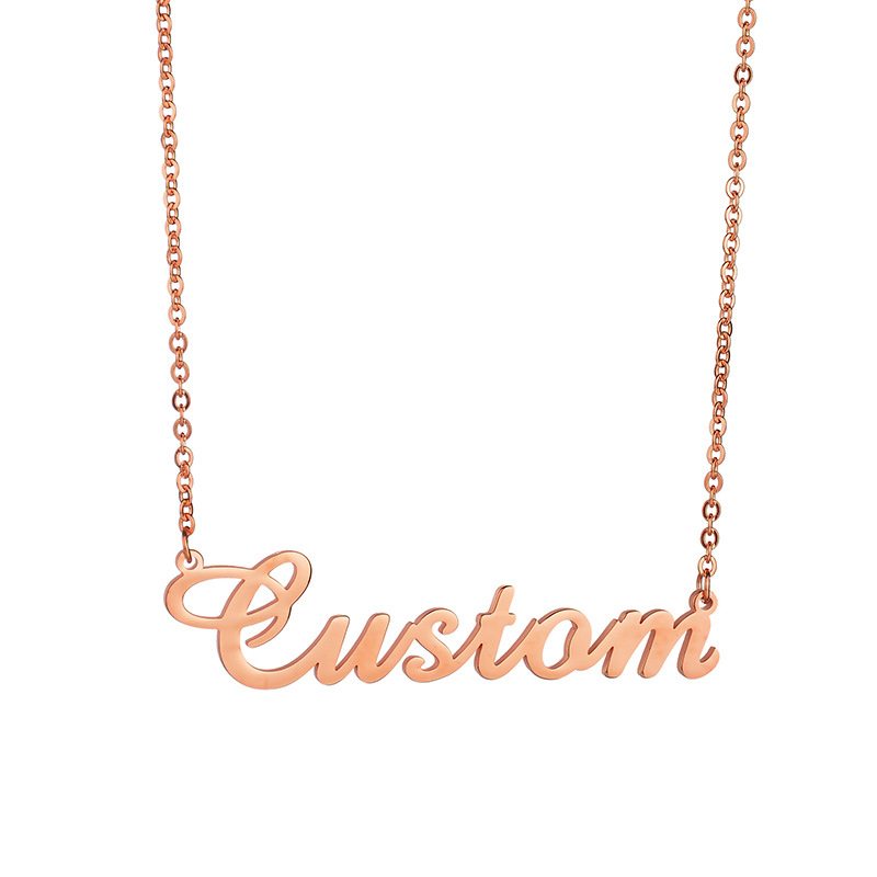 Customized name necklace