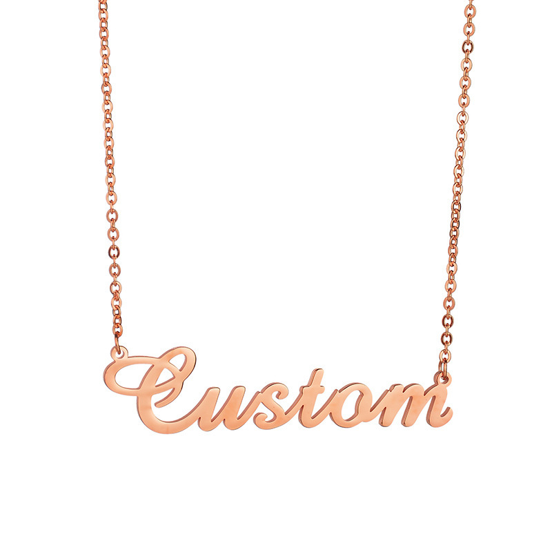 Customized name necklace