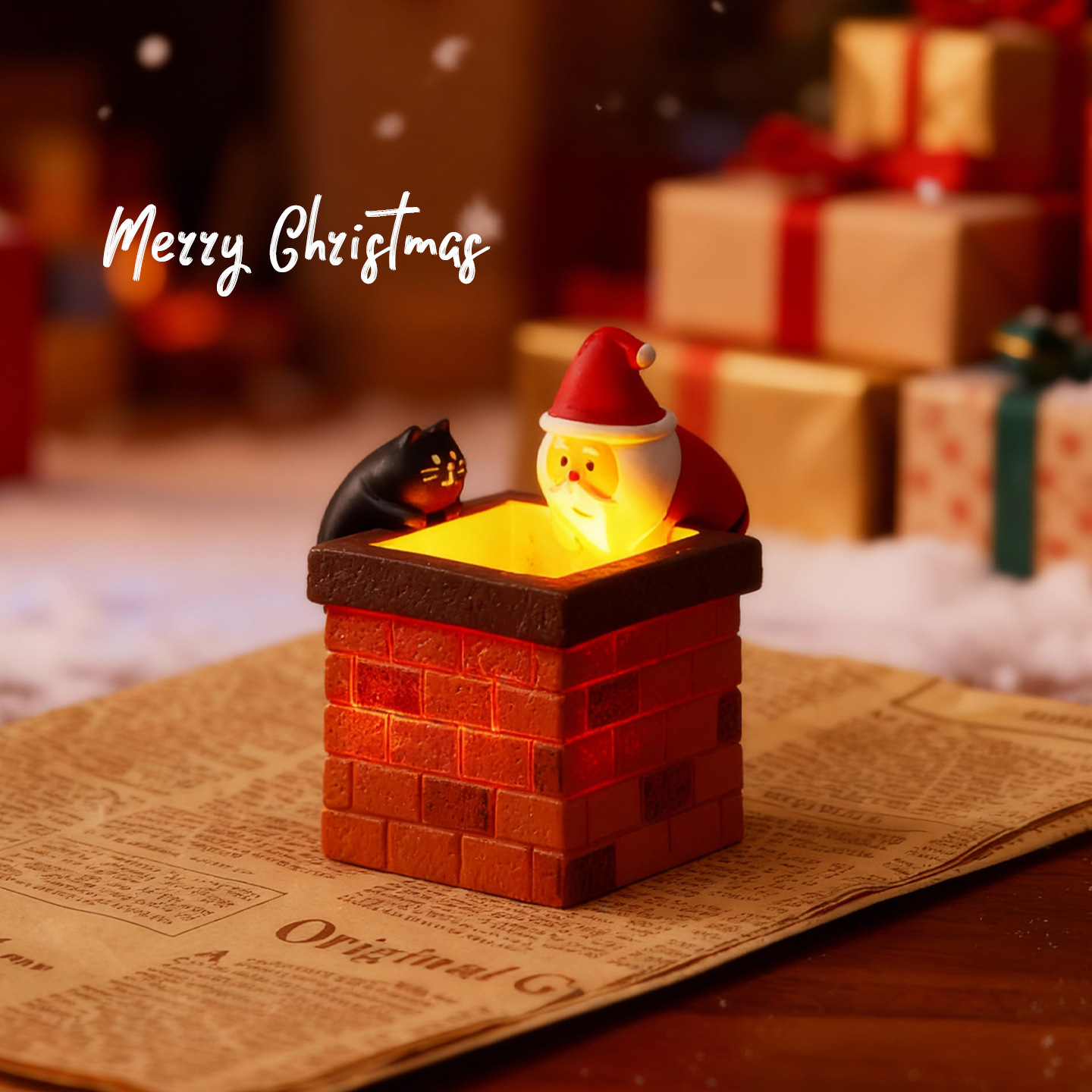Santa Claus Chimney Night Light