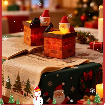 Santa Claus Chimney Night Light