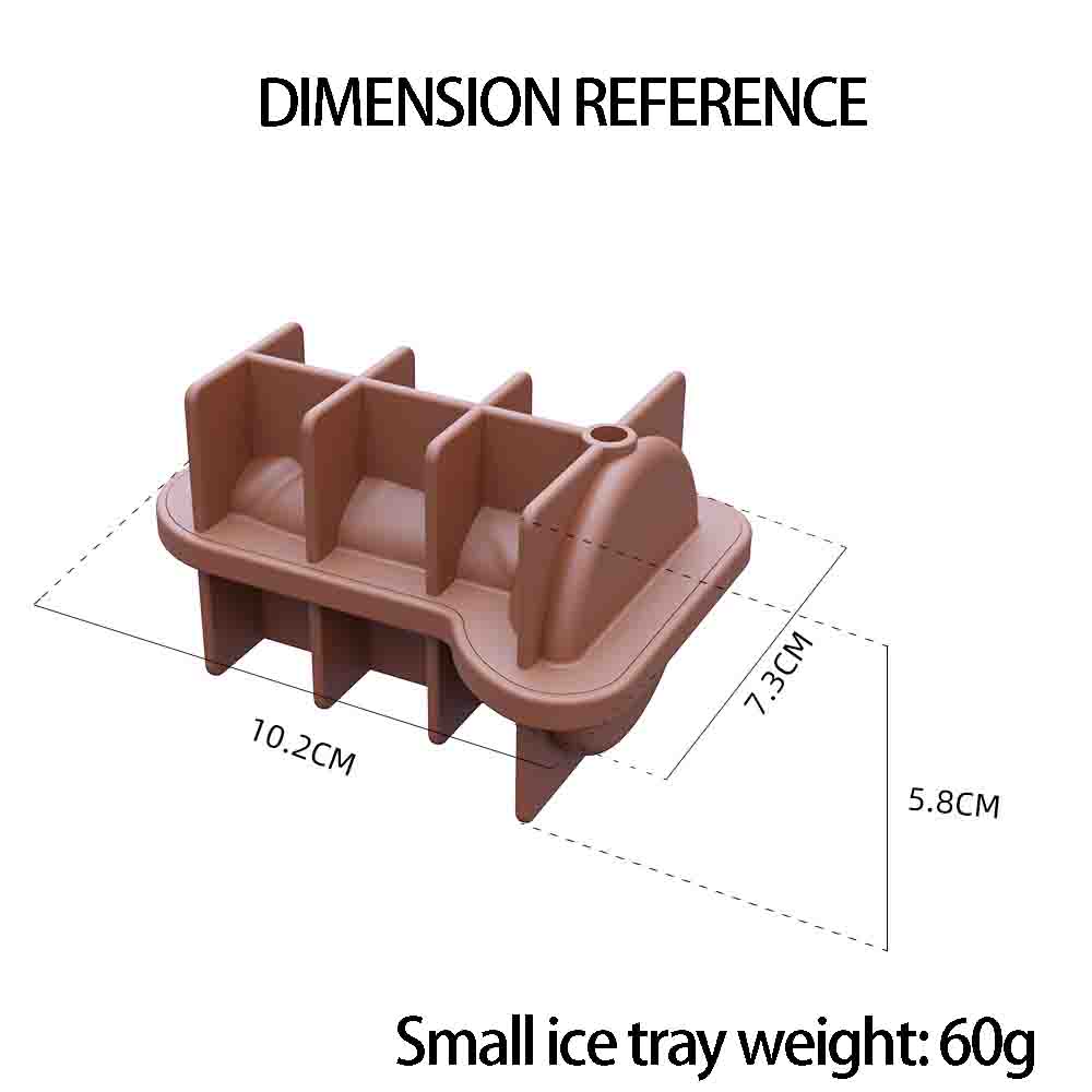Creative silicone ice tray
