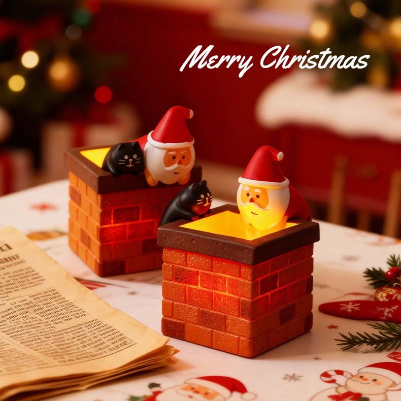 Santa Claus Chimney Night Light