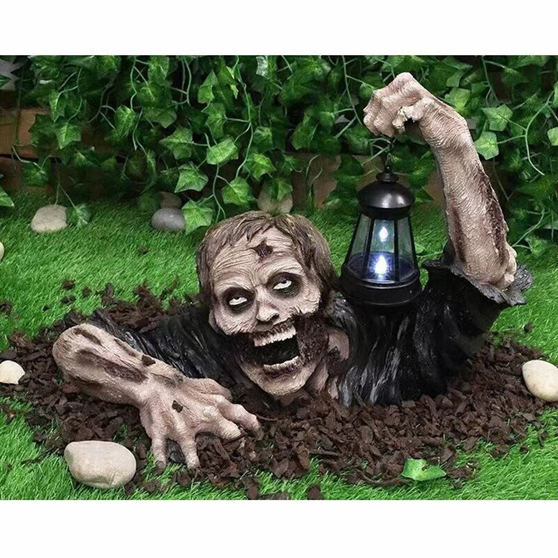 Halloween zombie lantern decoration