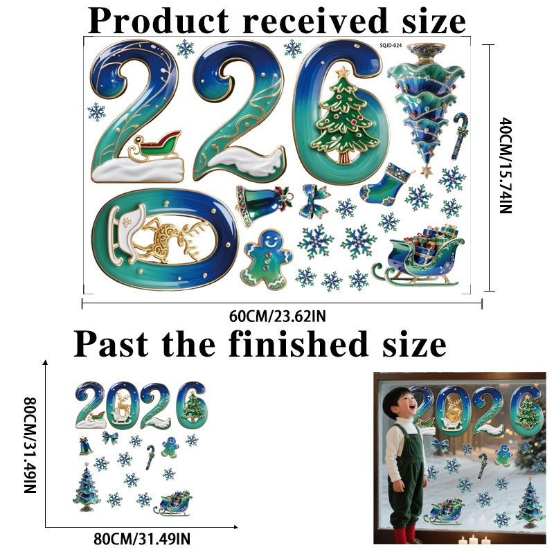 2026 Christmas 3D Stickers