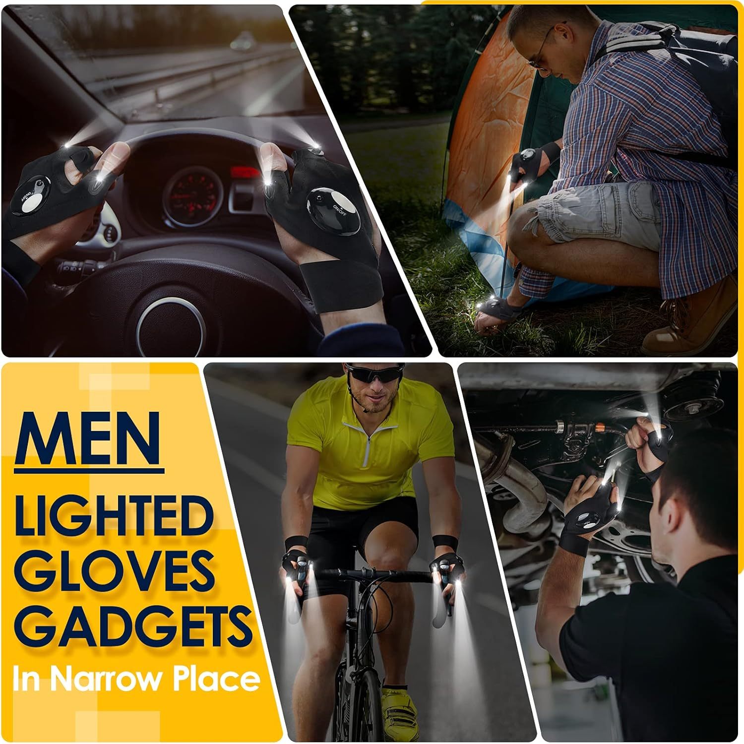 LED lighting gloves