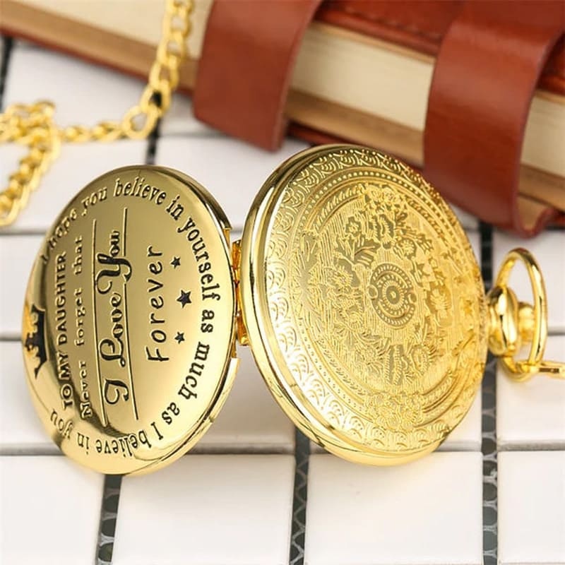 "To my son/daughter/father" Quartz Pocket Watch