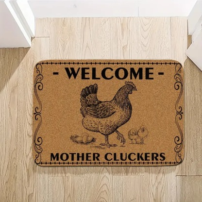 Fun word floor mats