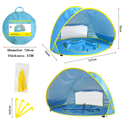 Foldable baby tent