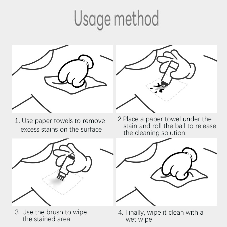 Portable stain remover pen