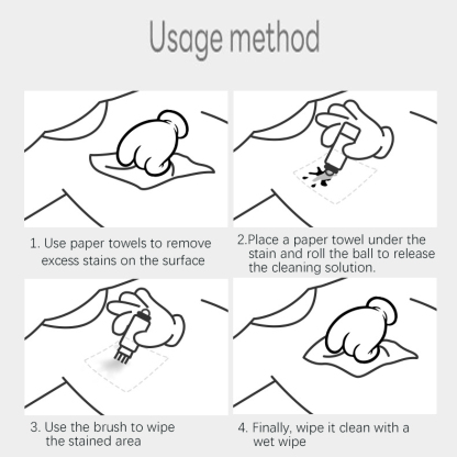Portable stain remover pen