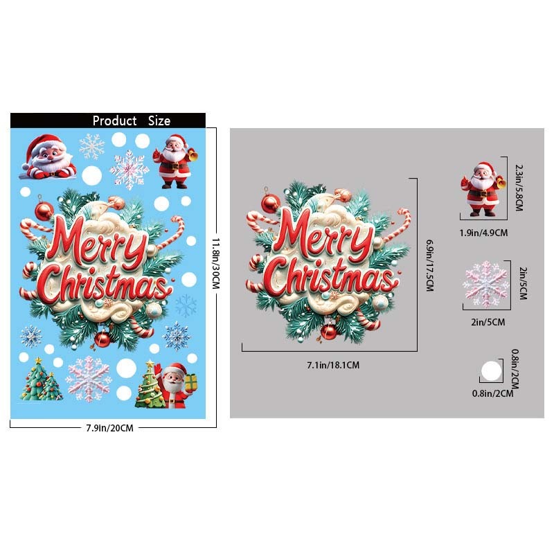 Christmas Static Stickers