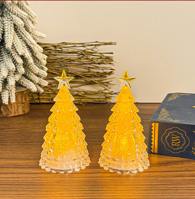 Christmas tree LED crystal lights