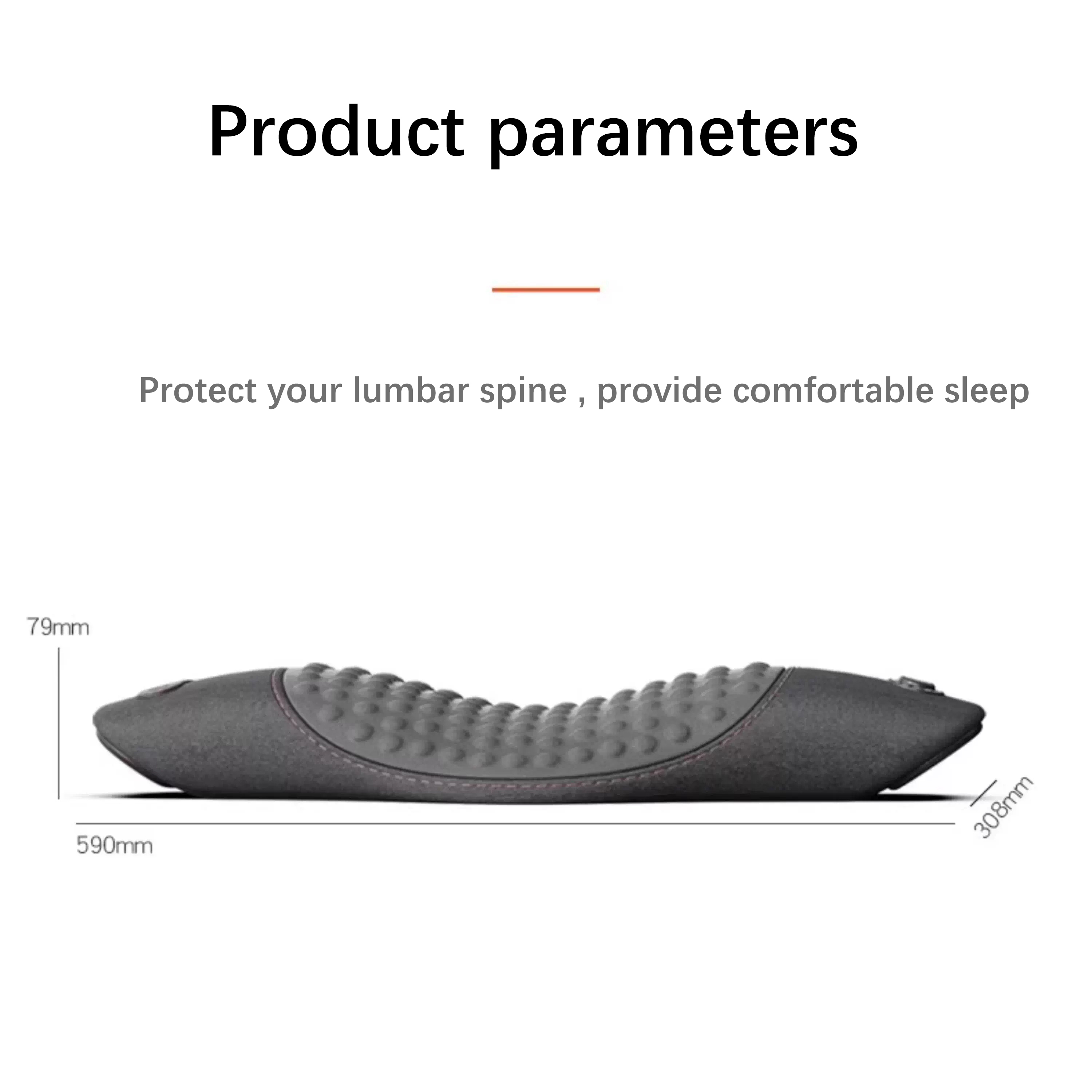 Lumbar support pillow