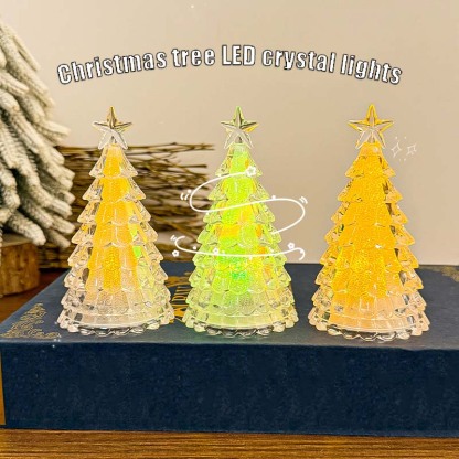 Christmas tree LED crystal lights