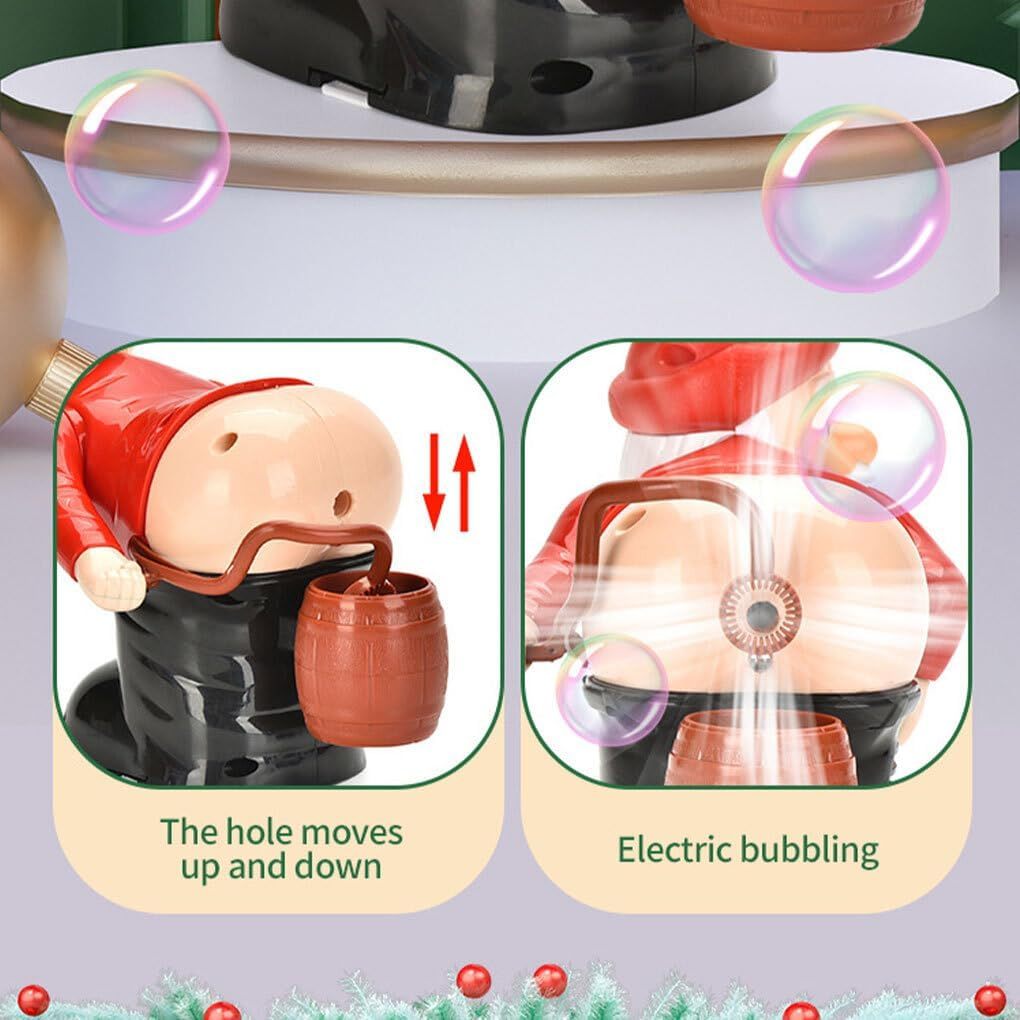 Funny farting bubble blower