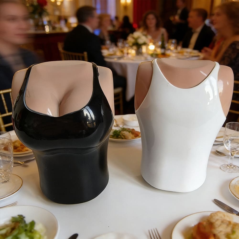 Beautiful model-shaped automatic press-type bottle opener