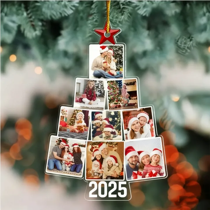 Customized Photo Christmas Tree Decorations