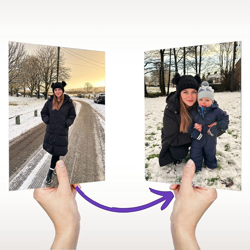 Personalized Lens Photo Flip Picture