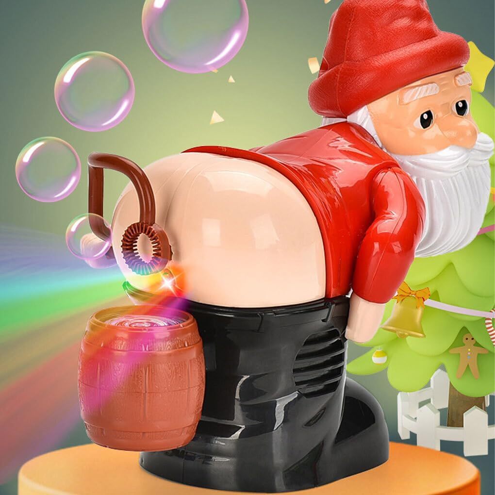 Funny farting bubble blower