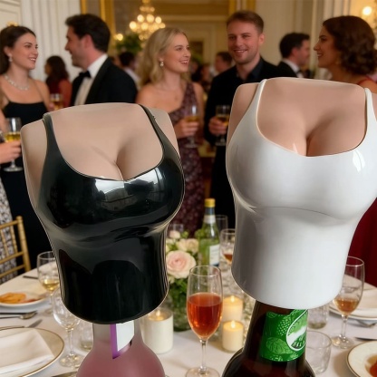 Beautiful model-shaped automatic press-type bottle opener