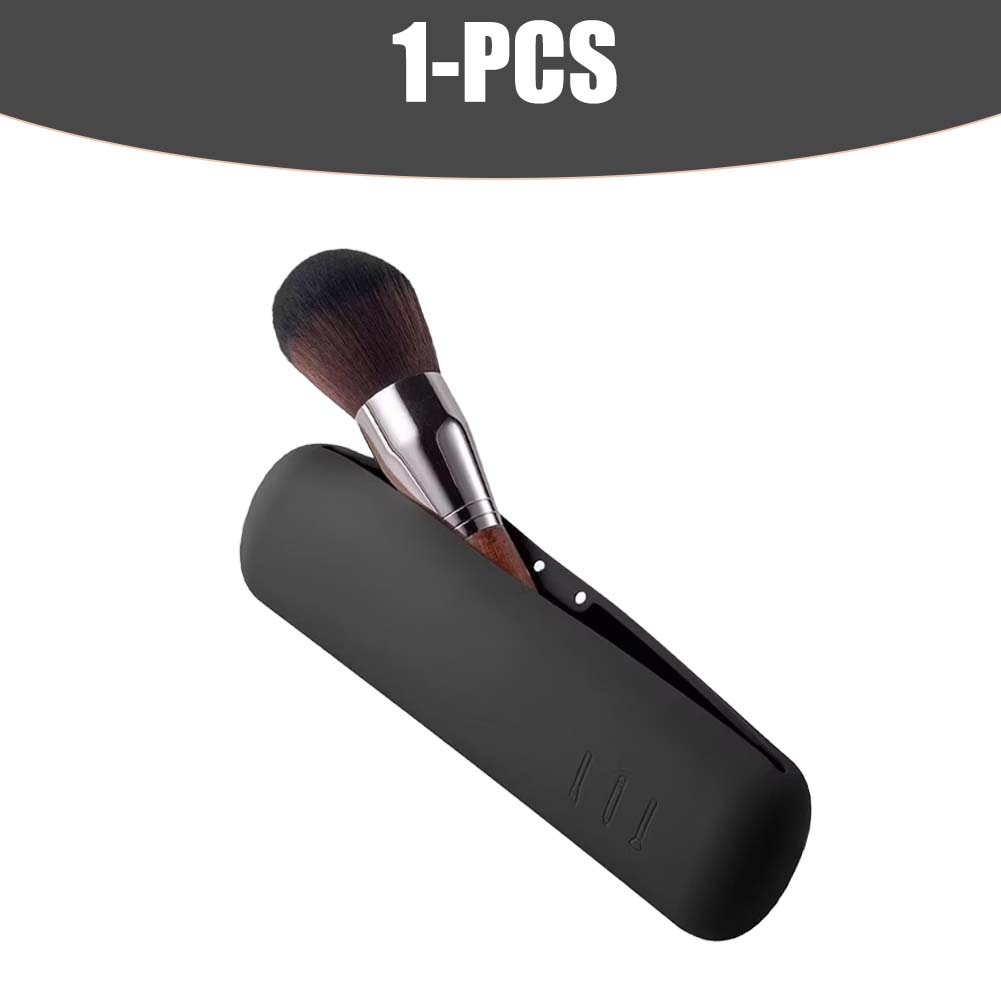Silicone makeup brush storage bag