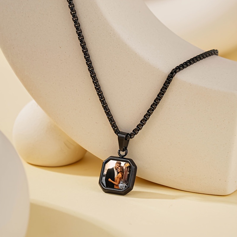 Temperature-changing color custom necklace