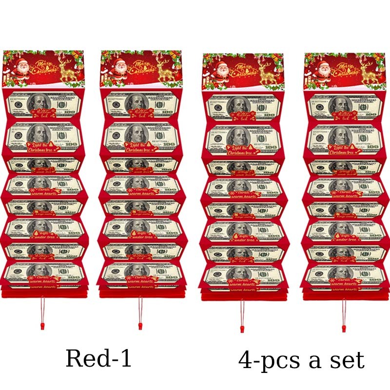 Christmas Banknote Greeting Card