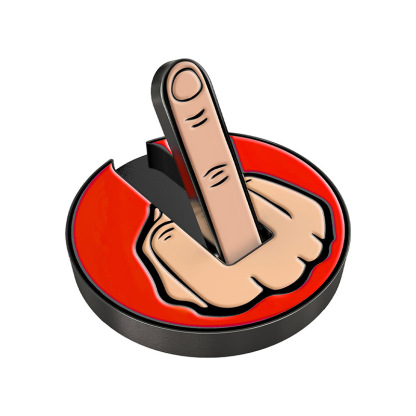 Funny Middle Finger Golf Ball Marker