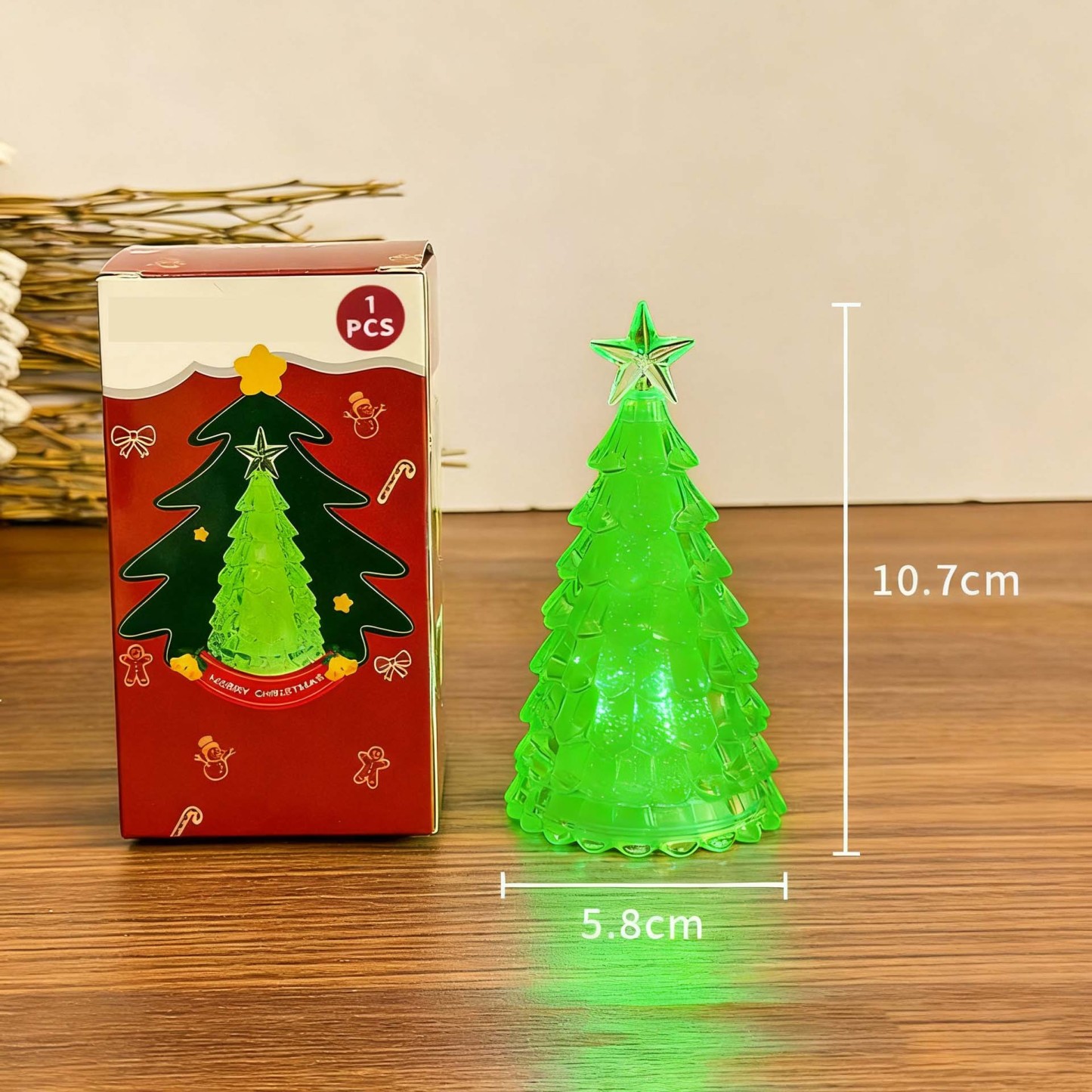 Christmas tree LED crystal lights