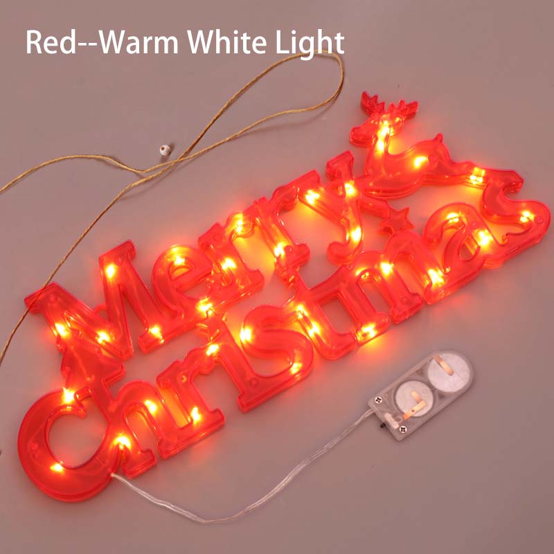 Christmas Alphabet Hanging Light