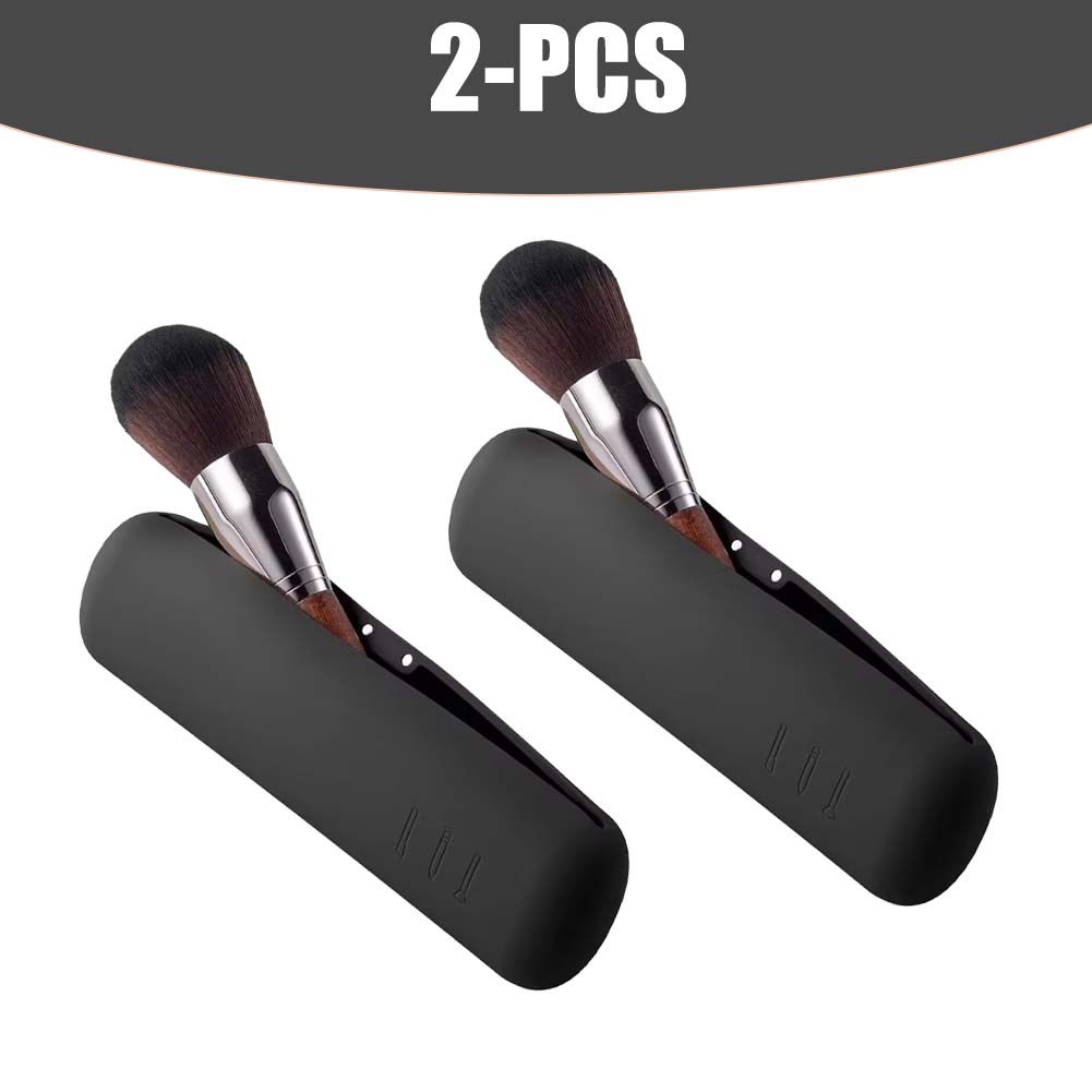 Silicone makeup brush storage bag