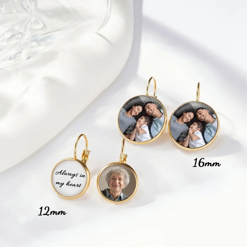 Personalized pendant earrings