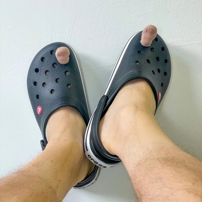 Big toe Crocs decoration